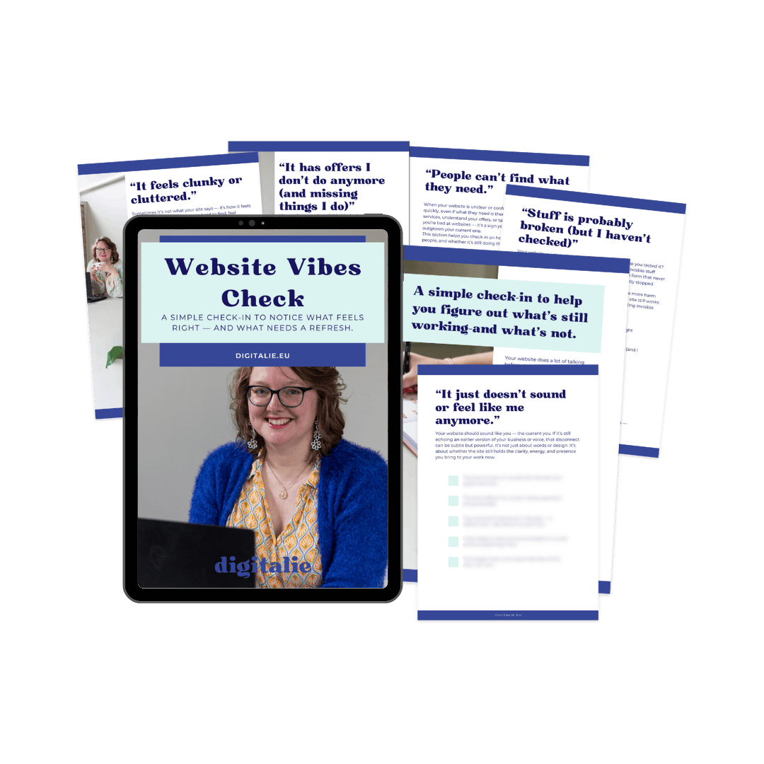 This checklist helps you know what is going on with your website and how to improve it.